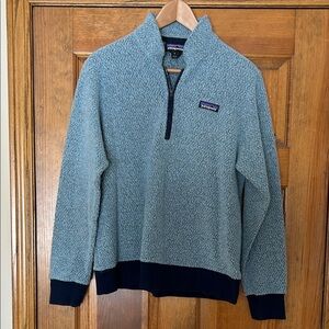 Patagonia Blue Half-Zip Sweater